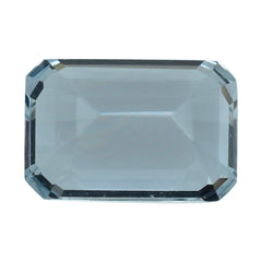 AQUAMARINE CUT OCTAGON (C) 6X4MM 0.53 Cts.