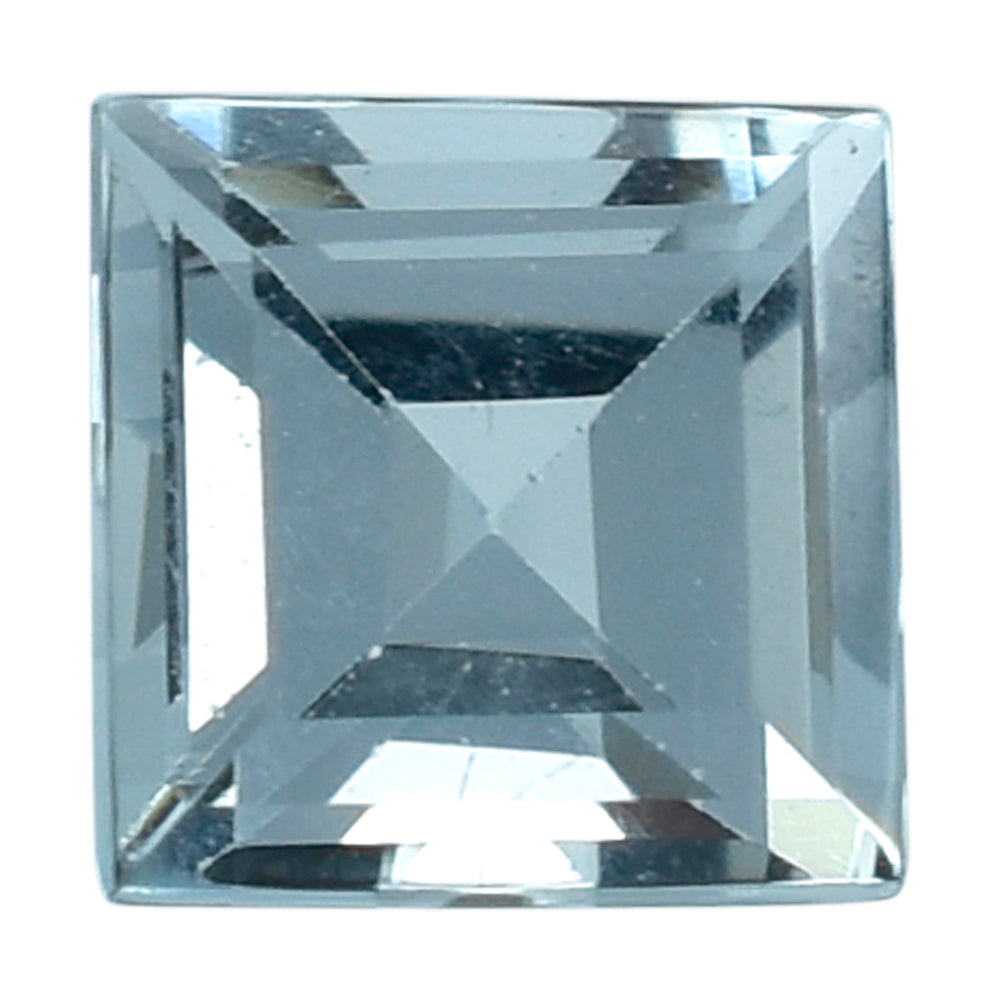 AQUAMARINE CUT SQUARE (C) 4MM 0.50 Cts.