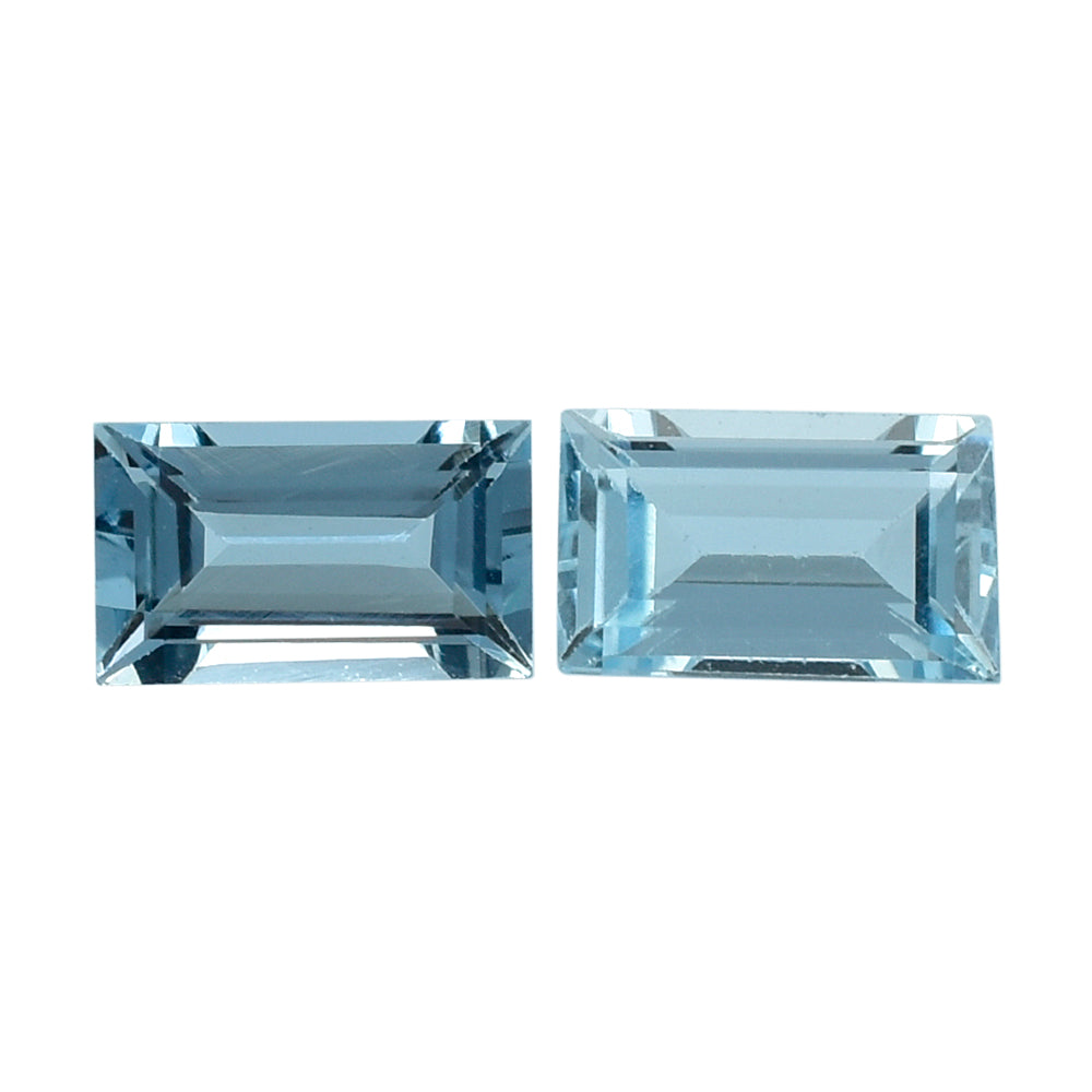 AQUAMARINE CUT BAGUETTE (A+) 5X3MM 0.31 Cts.