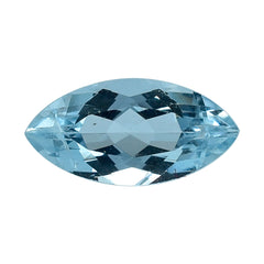 AQUAMARINE CUT MARQUISE (A++) 8X4MM 0.50 Cts.