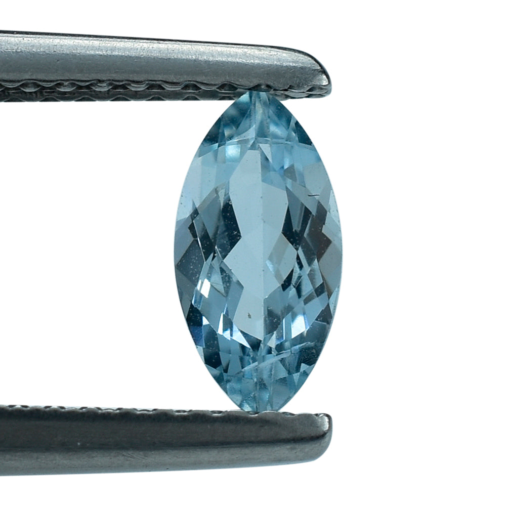 AQUAMARINE CUT MARQUISE (A++) 8X4MM 0.50 Cts.