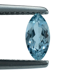 AQUAMARINE CUT MARQUISE (A++) 8X4MM 0.50 Cts.