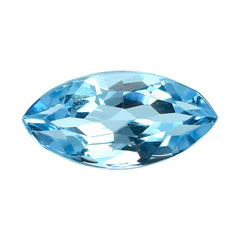 AQUAMARINE CUT MARQUISE (A+++) 8X4MM 0.53 Cts.