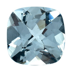AQUAMARINE CUT CUSHION (C) 10MM 3.54 Cts.