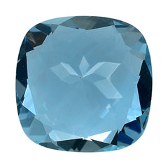 AQUAMARINE CUT CUSHION (A++++) 7MM 1.22 Cts.