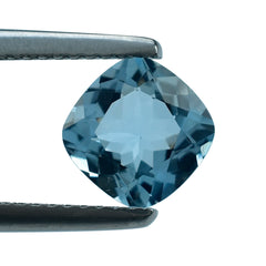 AQUAMARINE CUT CUSHION (A++++) 7MM 1.22 Cts.
