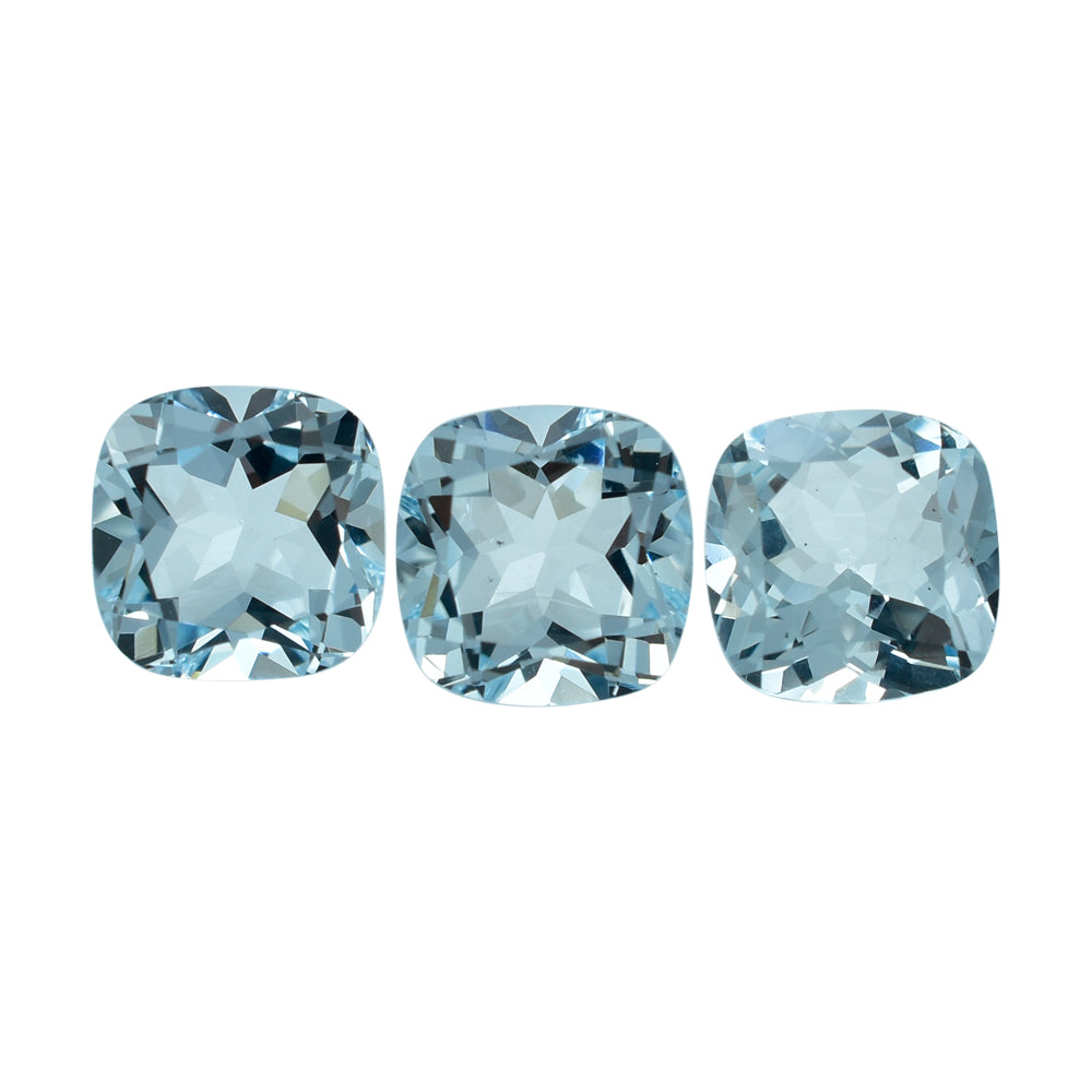 AQUAMARINE CUT CUSHION (B) 8MM 1.98 Cts.