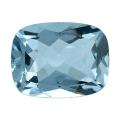 AQUAMARINE CUT CUSHION (A) 9X7MM 1.70 Cts.