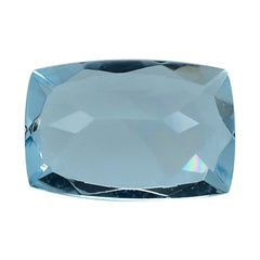 AQUAMARINE CUT CUSHION (A) 6X4MM 0.53 Cts.