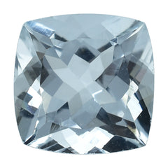 AQUAMARINE ANTIC CUT CUSHION (C) 8MM 2.25 Cts.