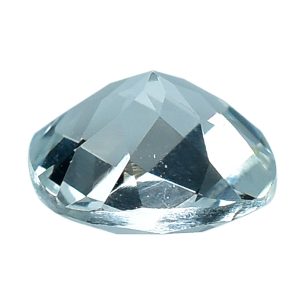 AQUAMARINE CHECKER CUT CUSHION (C) 6MM 0.83 Cts.