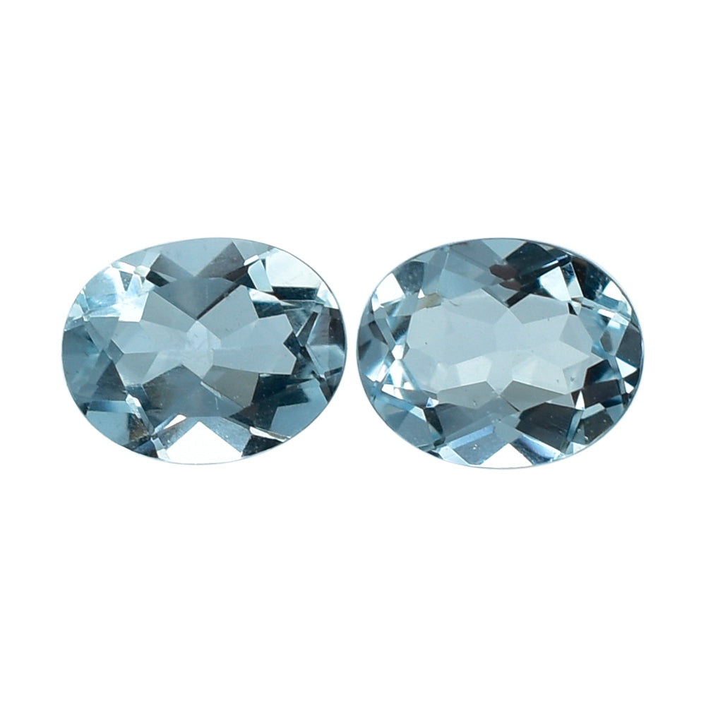 AQUAMARINE CUT OVAL (C) 5X4MM 0.30 Cts.