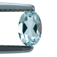 AQUAMARINE CUT OVAL (C) 6X4MM 0.40 Cts.