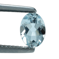 AQUAMARINE CUT OVAL (C) 7X5MM 0.80 Cts.