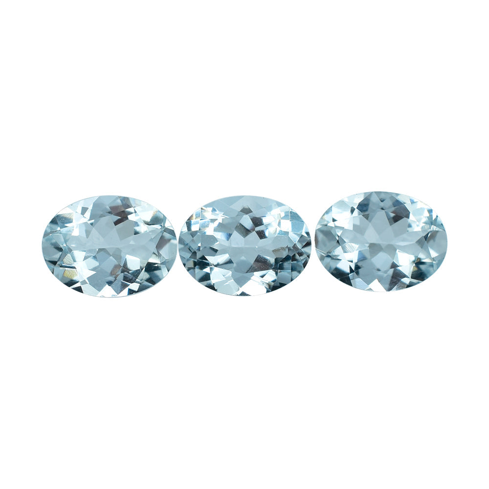 AQUAMARINE CUT OVAL (C) 8X6MM 1.11 Cts.