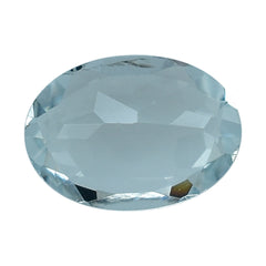AQUAMARINE CUT OVAL (C) (WINDOW) 7X5MM 0.60 Cts.