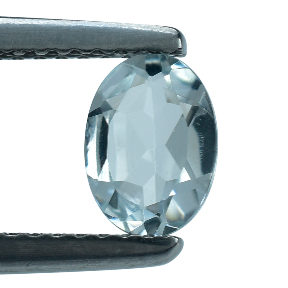 AQUAMARINE CUT OVAL (C) (WINDOW) 7X5MM 0.60 Cts.