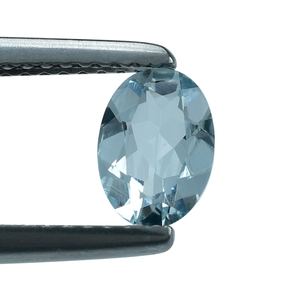AQUAMARINE CUT OVAL (A) (WINDOW) 7X5MM 0.50 Cts.