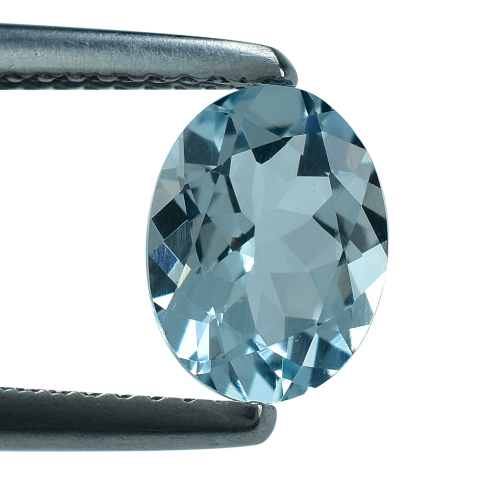AQUAMARINE CUT OVAL (A) 8X6MM 1.11 Cts.