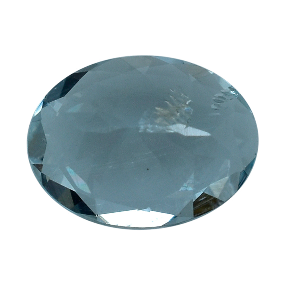 AQUAMARINE CUT OVAL (A) (WINDOW) 8X6MM 1.02 Cts.