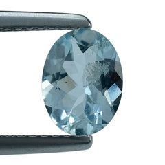 AQUAMARINE CUT OVAL (A) (WINDOW) 8X6MM 1.02 Cts.