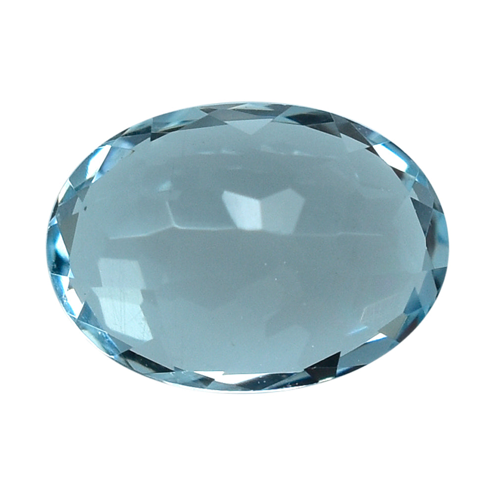 AQUAMARINE CUT OVAL (A+) 7X5MM 0.85 Cts.