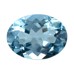 AQUAMARINE CUT OVAL (A+) 8X6MM 1.14 Cts.