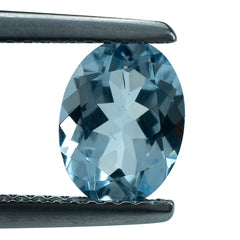 AQUAMARINE CUT OVAL (A+) 8X6MM 1.14 Cts.