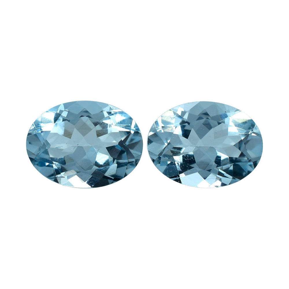 AQUAMARINE CUT OVAL (A+) 8X6MM 1.14 Cts.