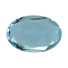 AQUAMARINE CUT OVAL (A++) 6X4MM 0.39 Cts.