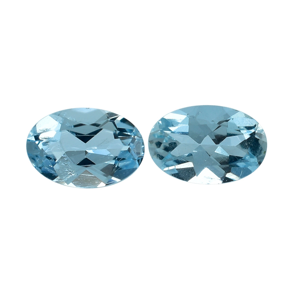 AQUAMARINE CUT OVAL (A++) 6X4MM 0.39 Cts.