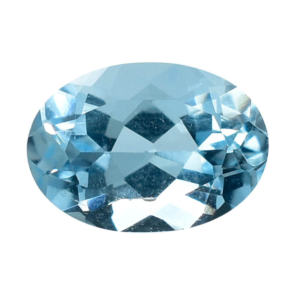 AQUAMARINE CUT OVAL (A+++) 7X5MM 0.68 Cts.