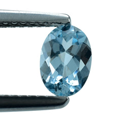 AQUAMARINE CUT OVAL (A+++) 7X5MM 0.68 Cts.