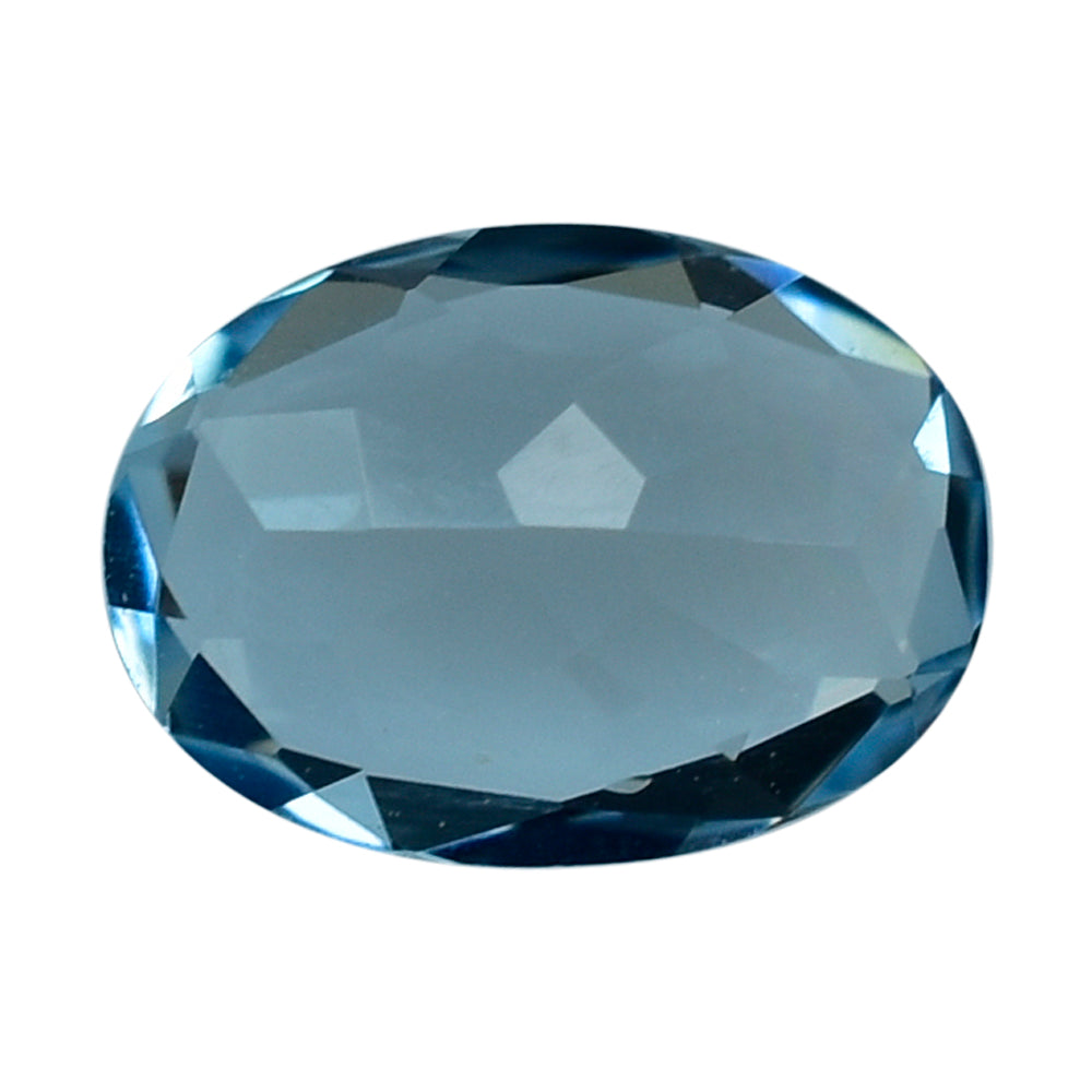 AQUAMARINE CUT OVAL (A+++) (WINDOW) 7X5MM 0.60 Cts.