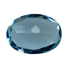 AQUAMARINE CUT OVAL (A+++) (WINDOW) 7X5MM 0.60 Cts.