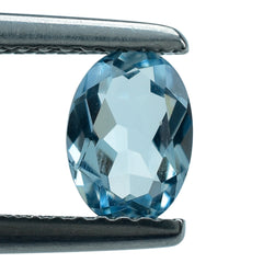 AQUAMARINE CUT OVAL (A+++) (WINDOW) 7X5MM 0.60 Cts.