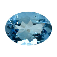 AQUAMARINE CUT OVAL (A++++) 7X5MM 0.65 Cts.