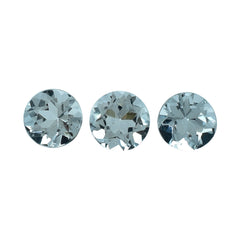 AQUAMARINE CUT ROUND (C) 2.75MM 0.07 Cts.