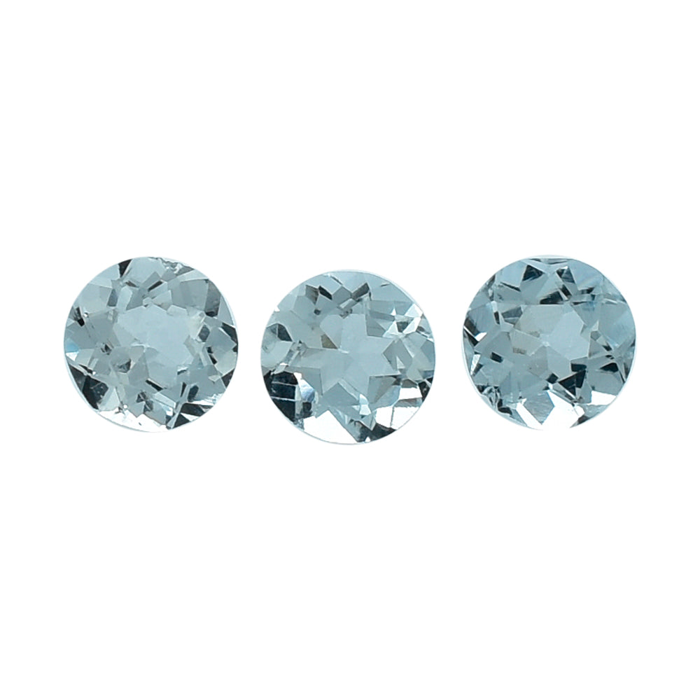AQUAMARINE CUT ROUND (C) 2.75MM 0.08 Cts.