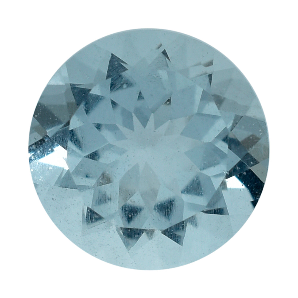 AQUAMARINE CUT ROUND (C) 8MM 1.80 Cts.