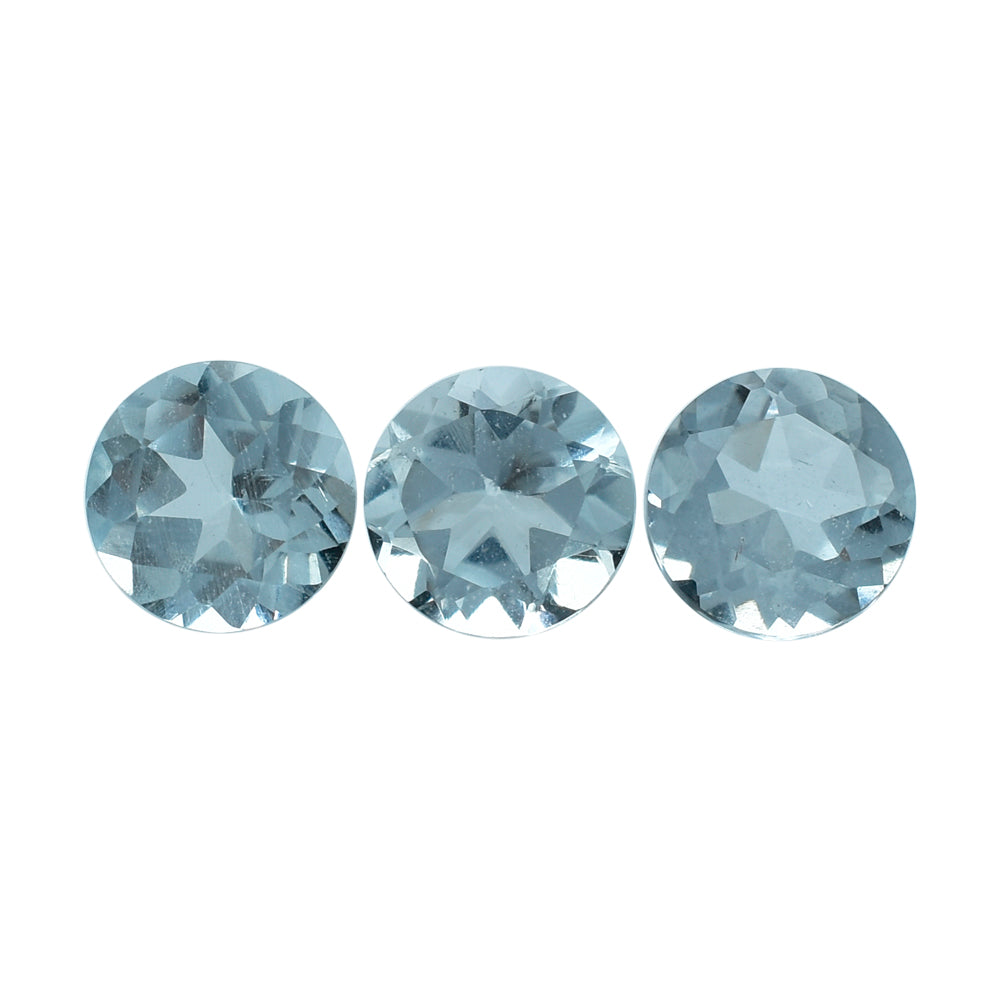 AQUAMARINE CUT ROUND (C) 4.50MM 0.29 Cts.