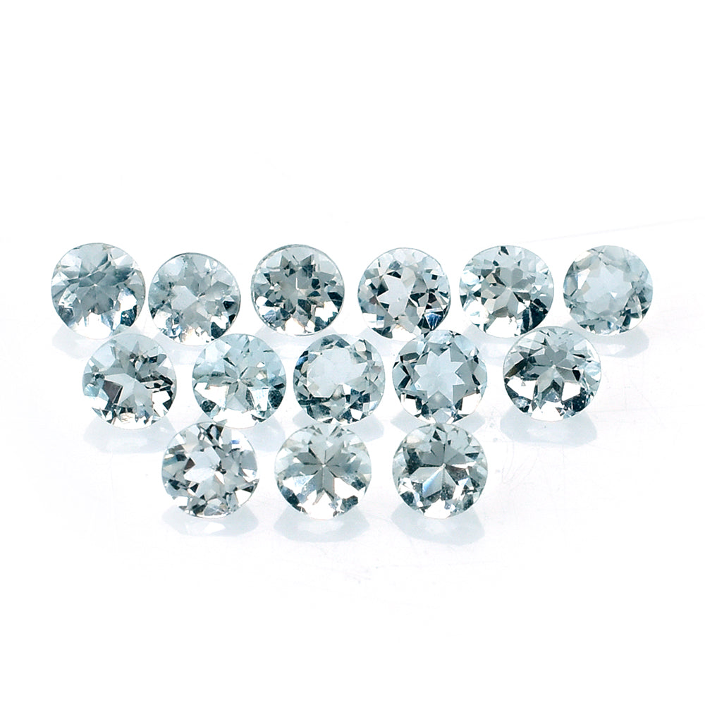 AQUAMARINE CUT ROUND (C) 3.25MM 0.12 Cts.