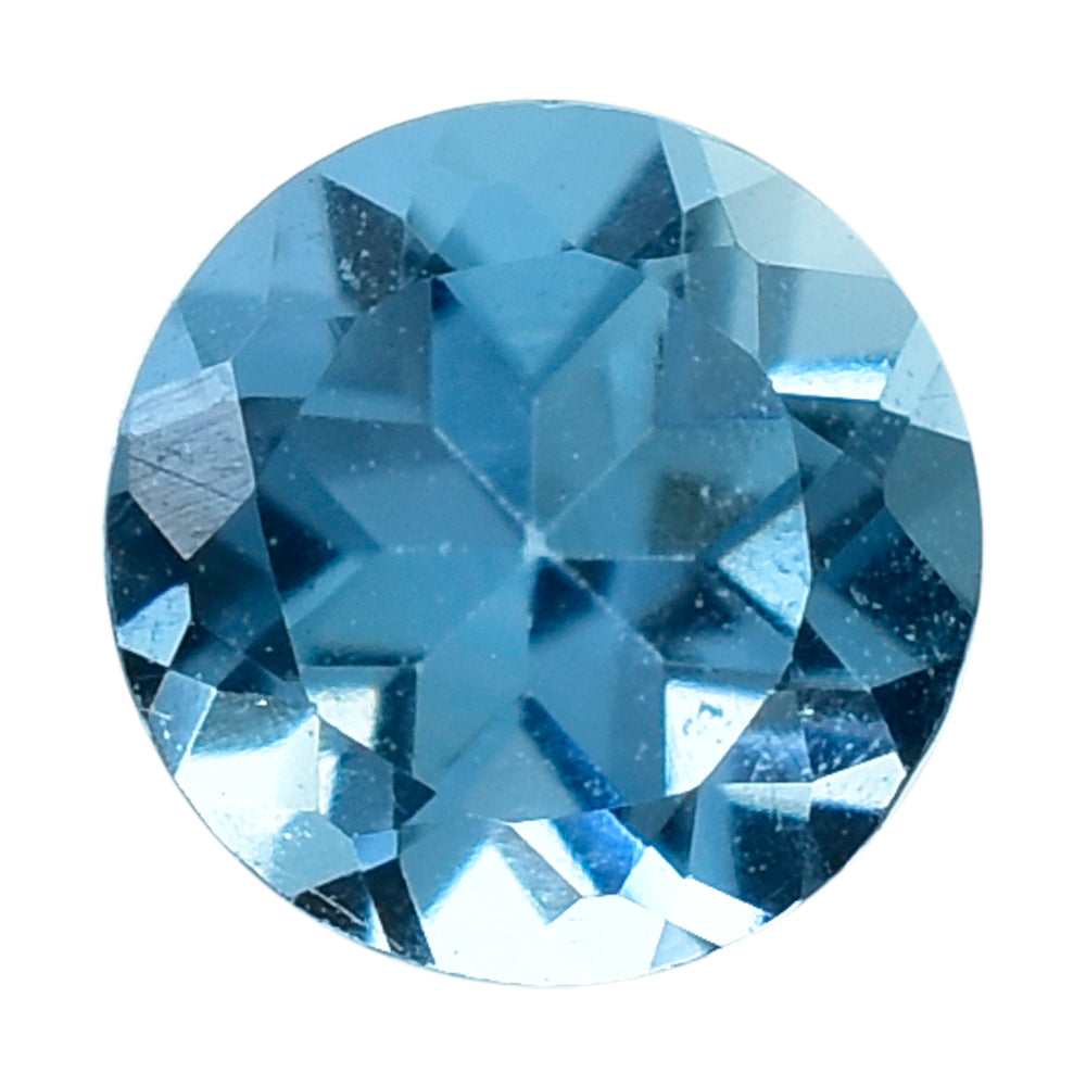AQUAMARINE CUT ROUND (A++++) 4MM 0.23 Cts.