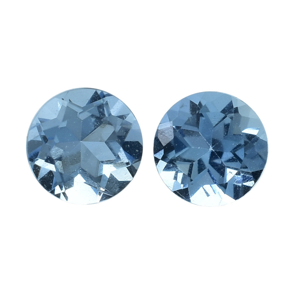 AQUAMARINE CUT ROUND (A++++) 4MM 0.23 Cts.