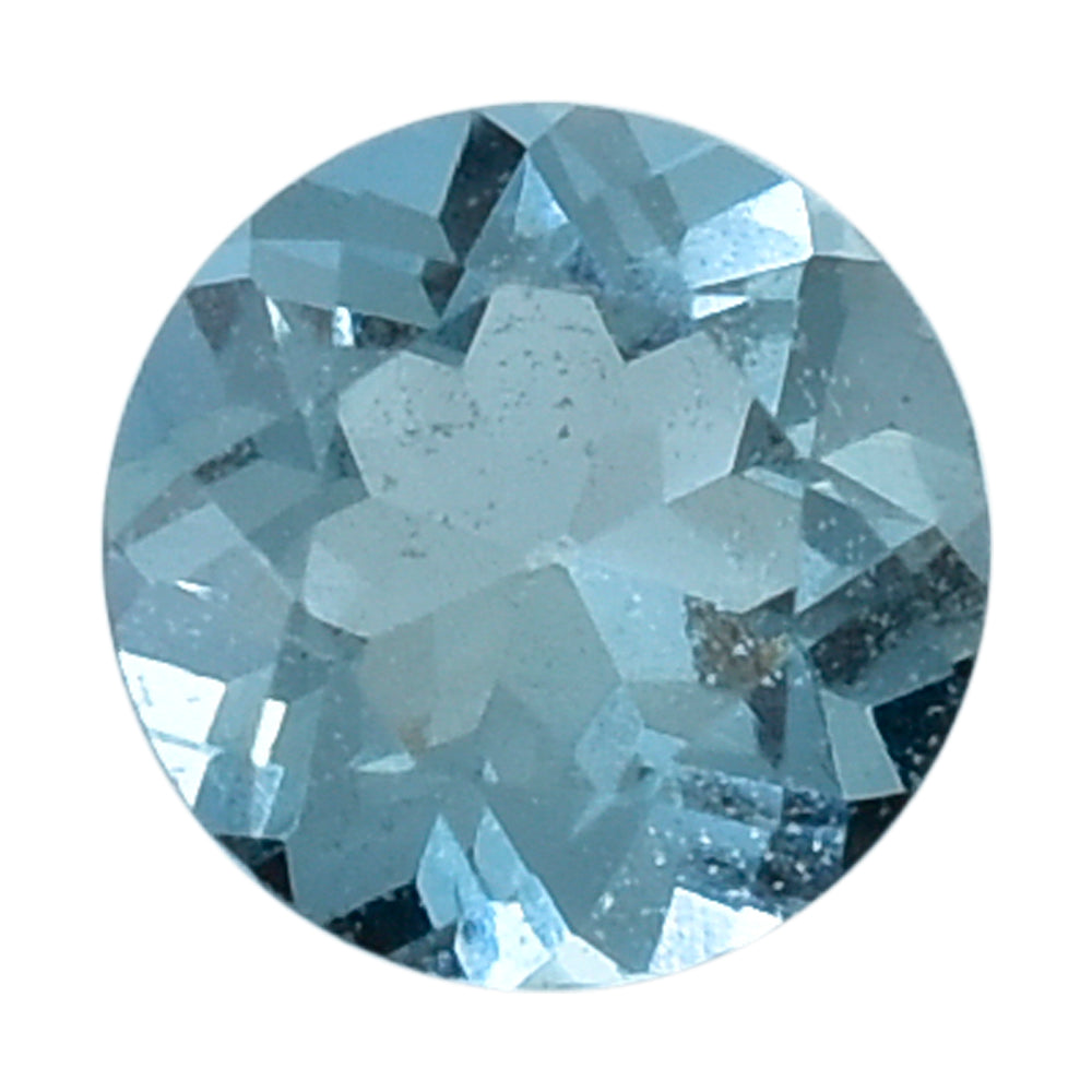 AQUAMARINE CUT ROUND (A+++) 3.50MM 0.13 Cts.