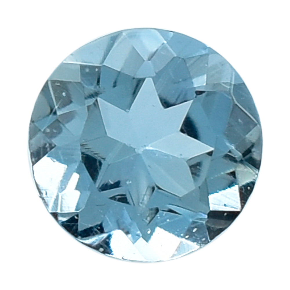 AQUAMARINE CUT ROUND (A+++) 3.50MM 0.15 Cts.