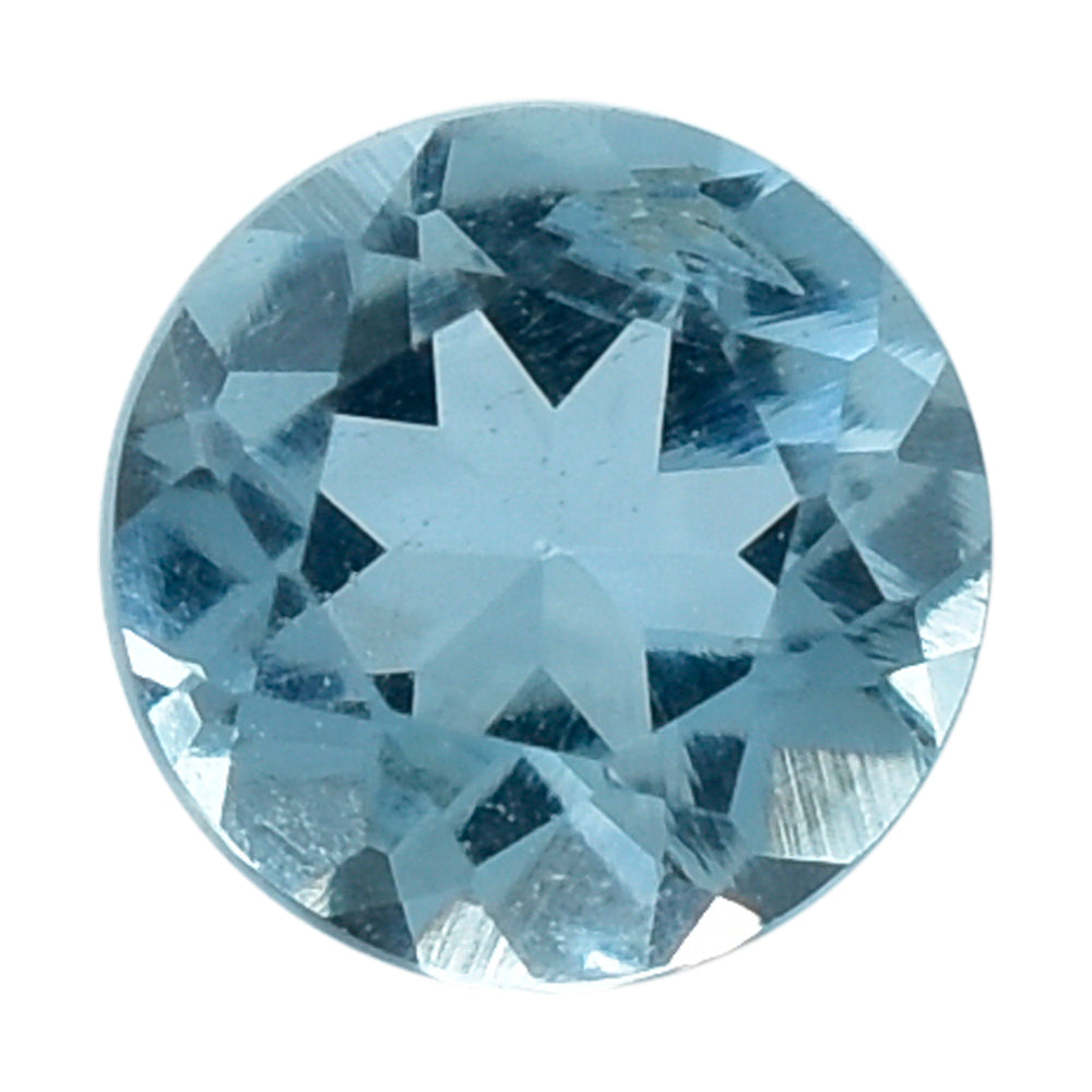 AQUAMARINE CUT ROUND (A++) 3.50MM 0.18 Cts.