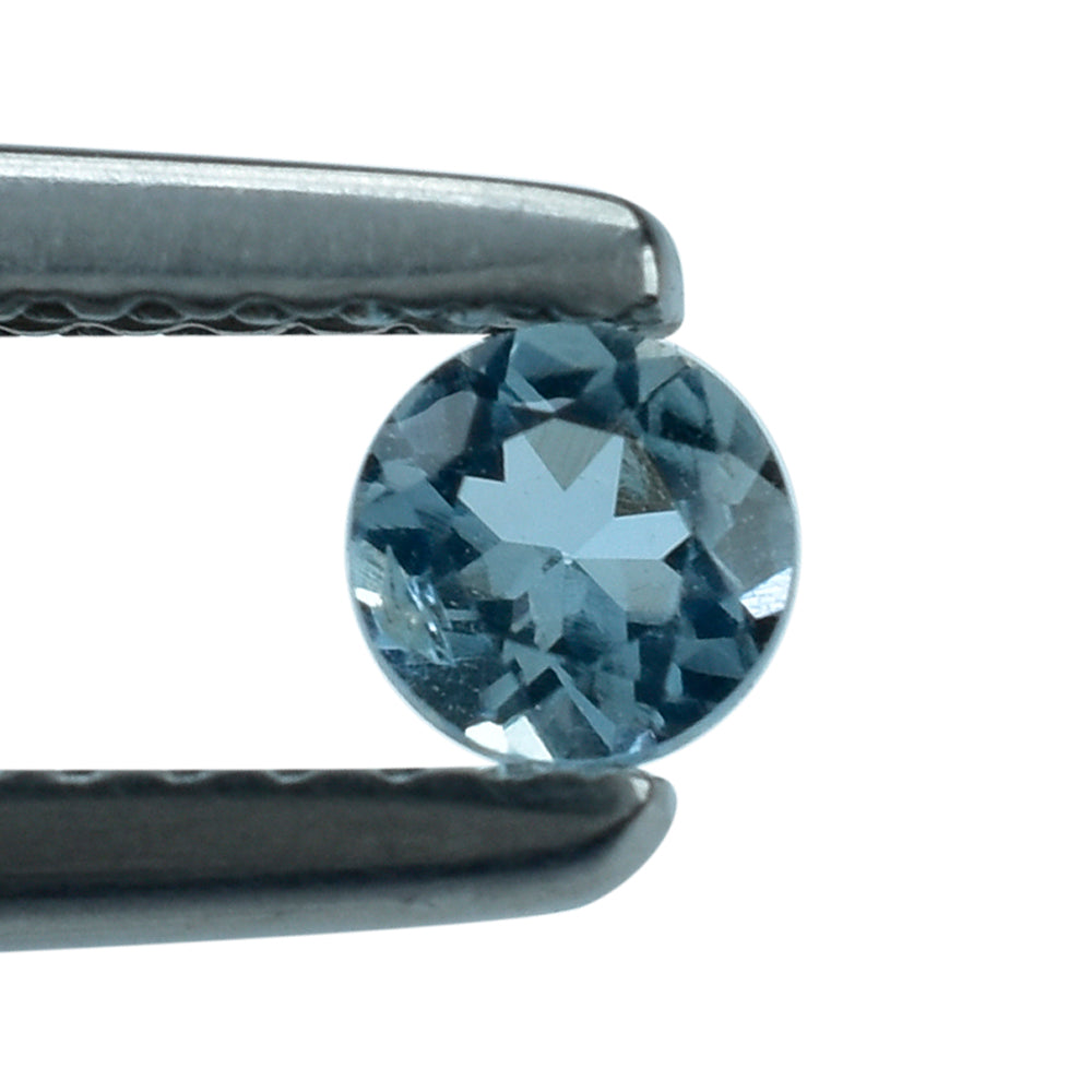 AQUAMARINE CUT ROUND (A++) 3.50MM 0.18 Cts.