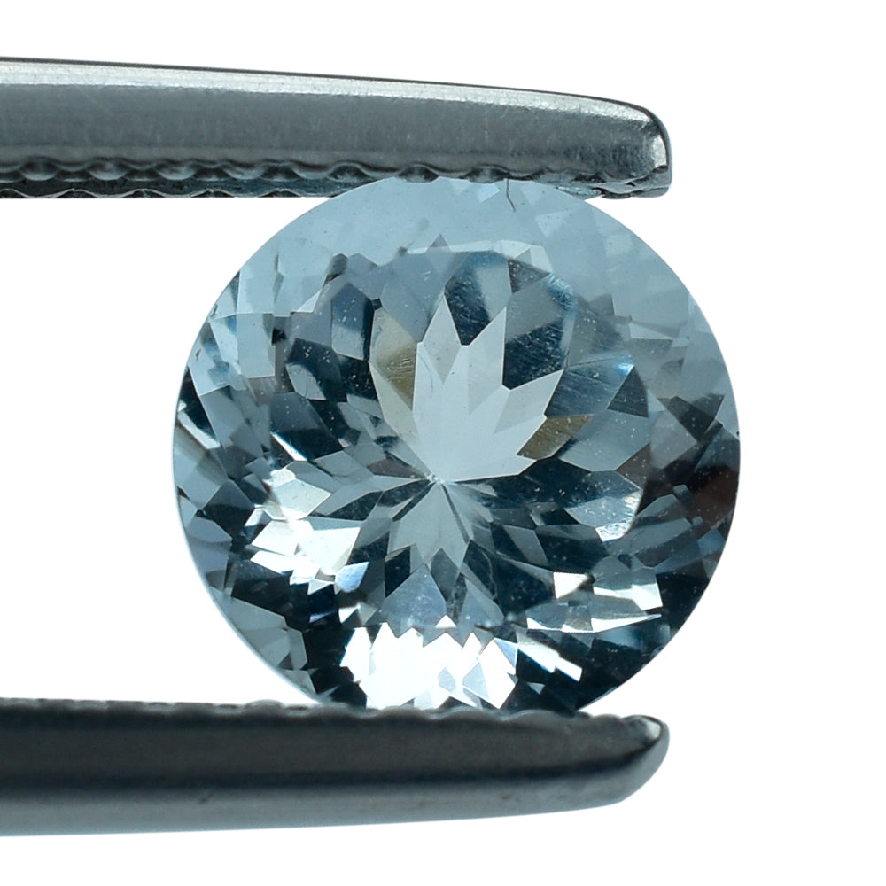 AQUAMARINE CUT ROUND (B) 7MM 1.20 Cts.