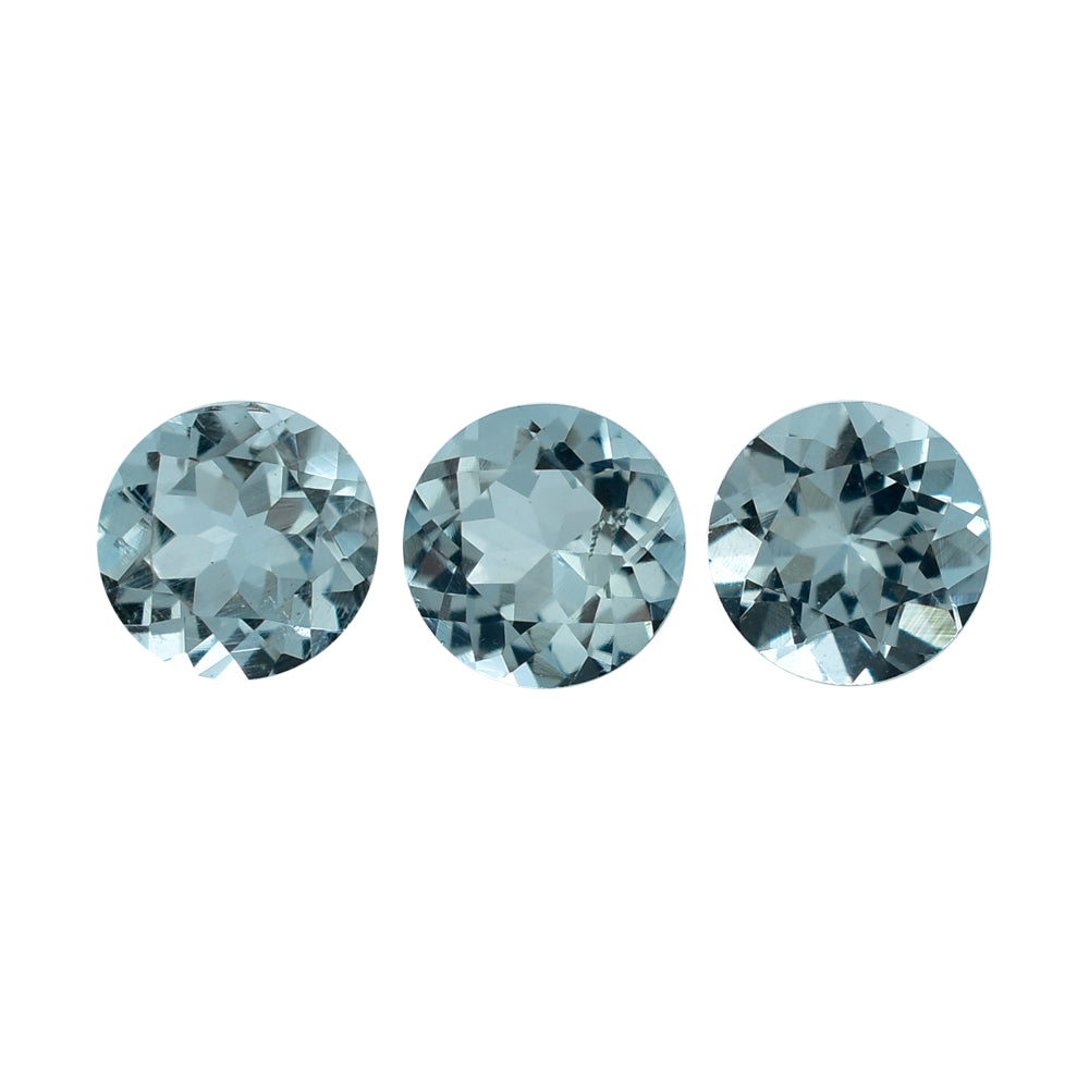 AQUAMARINE CUT ROUND (B) 5MM 0.42 Cts.